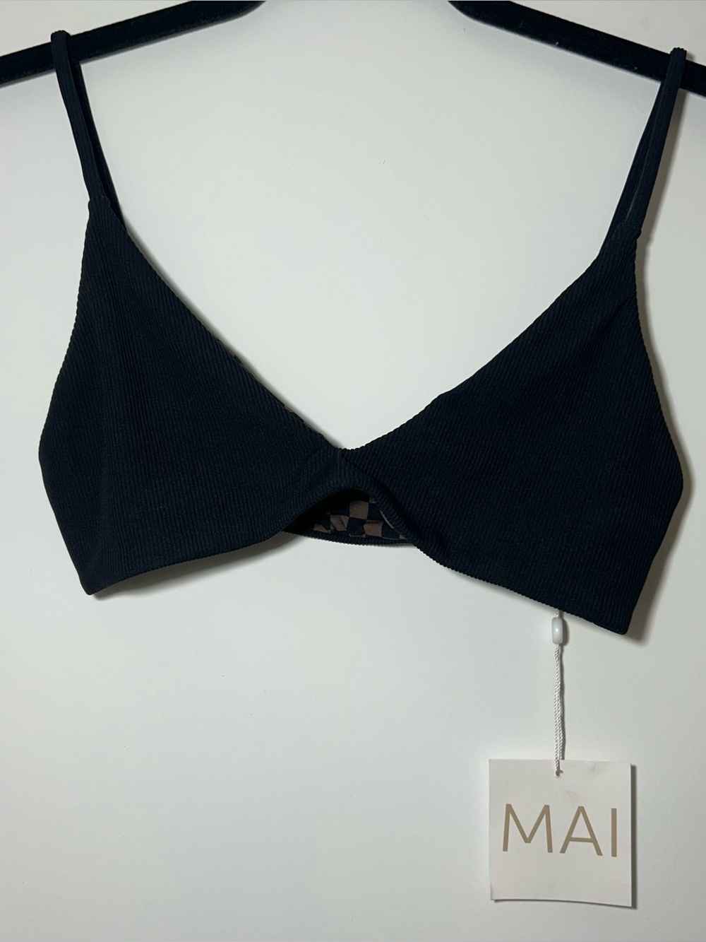 Ribbed bikini top Mai swimwear